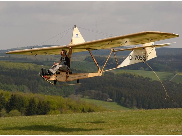 It flies...