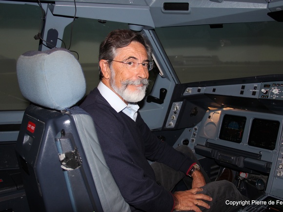 Sim flight on the A-330
