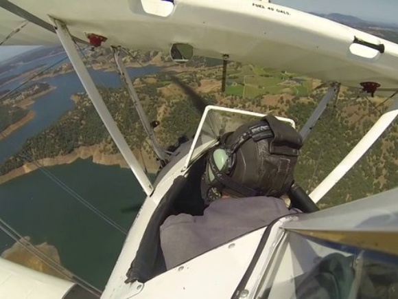 Chris' Stearman New Melones Lake