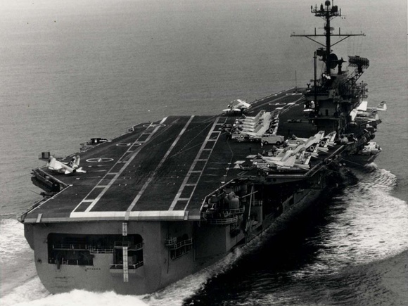 Carrier Ranger in the Pacific Ocean